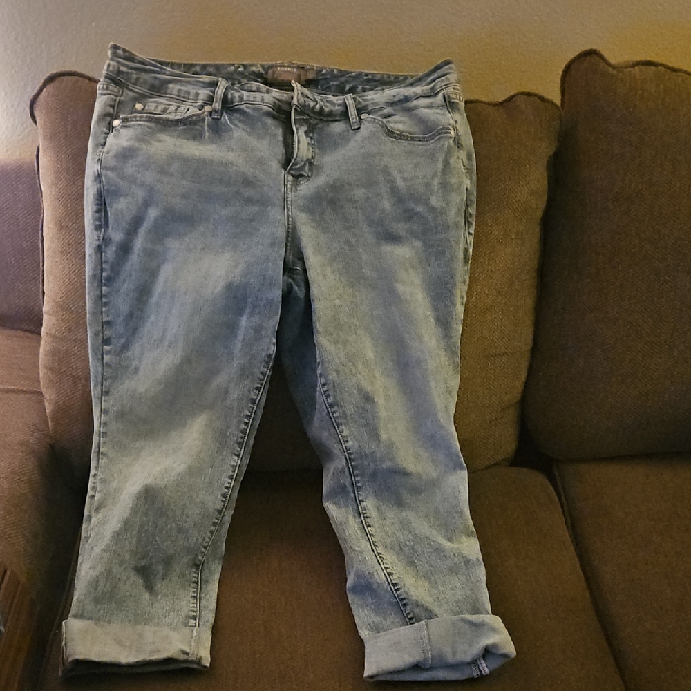Torrid Light Blue Boyfriend Jeans